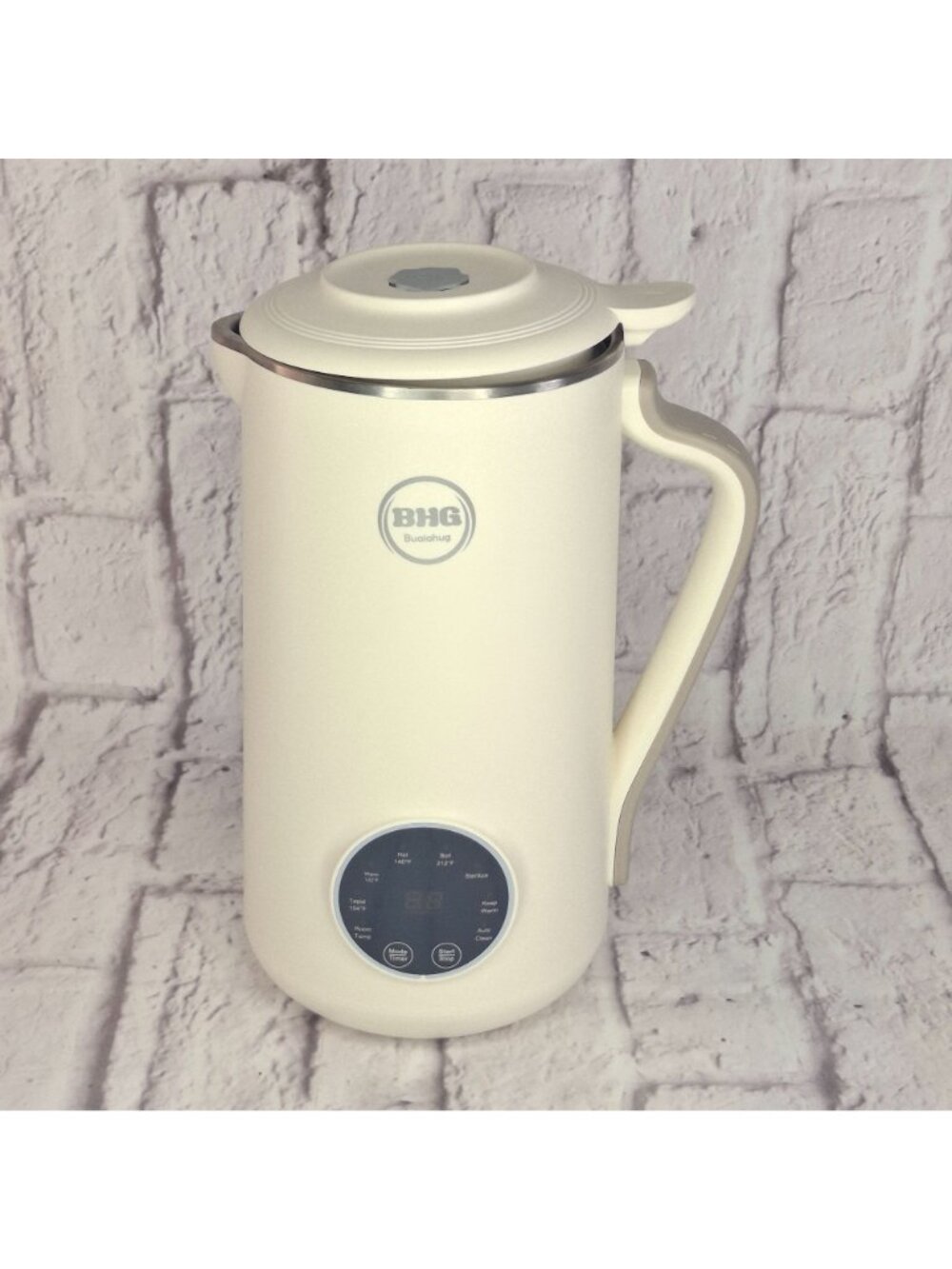 BHG-03 Buaiahug 40oz / 1.2L Automatic Nut Milk Maker Ivory Stainless Steel NOB - Picture 2 of 7